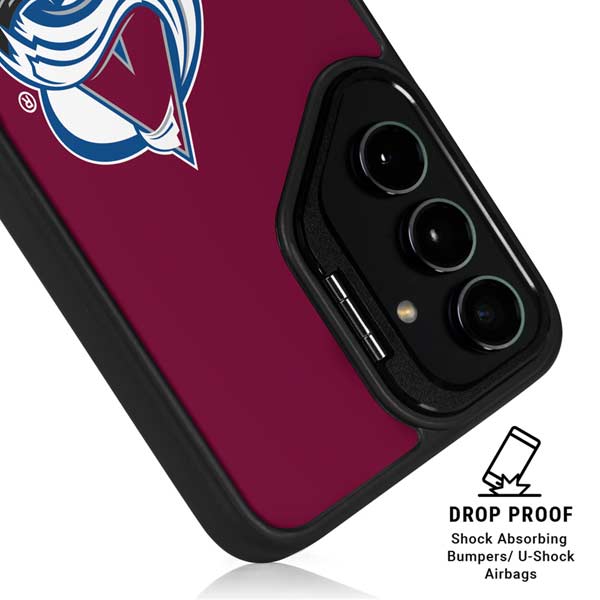 NHL Colorado Avalanche Solid Background Galaxy S26 Ultra Kickstand Case
