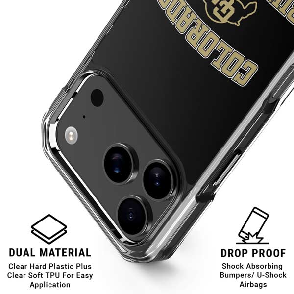 University of Colorado CU Logo on Gold iPhone 17 Pro MagSafe Case