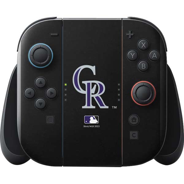 MLB Colorado Rockies - Solid Distressed Nintendo Switch 2 (2025) with Joy-Con Skin