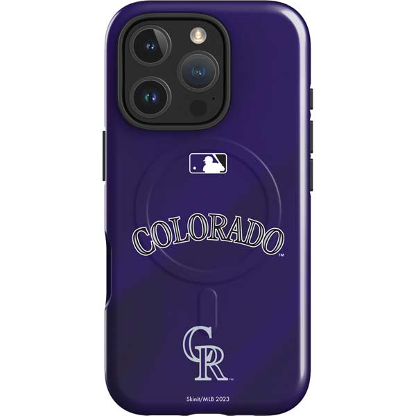 MLB Colorado Rockies Alternate/Away Jersey iPhone 16 Pro Max Magsafe Impact Case