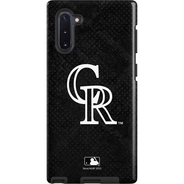 MLB Colorado Rockies Dark Wash Galaxy Cases