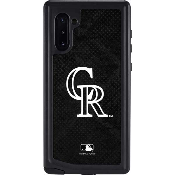 MLB Colorado Rockies Dark Wash Galaxy Cases