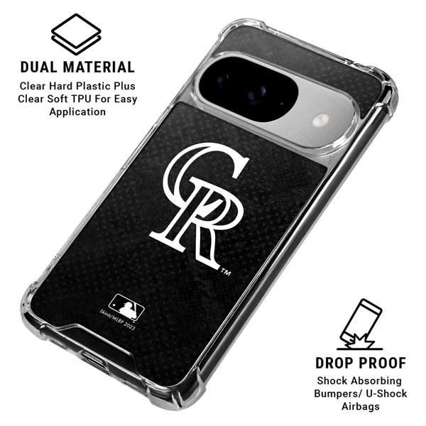 MLB Colorado Rockies Dark Wash Google Pixel 10 Clear Case