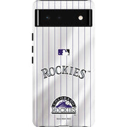 MLB Colorado Rockies Home Jersey Pixel Cases