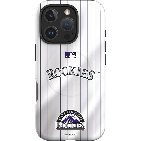 MLB Colorado Rockies Home Jersey iPhone 16 Pro Magsafe Impact Case