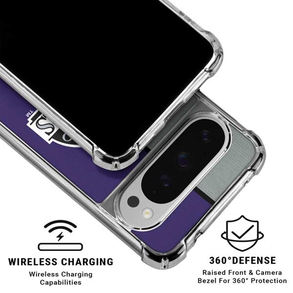 MLB Colorado Rockies Split Google Pixel 10 Pro XL Clear Case