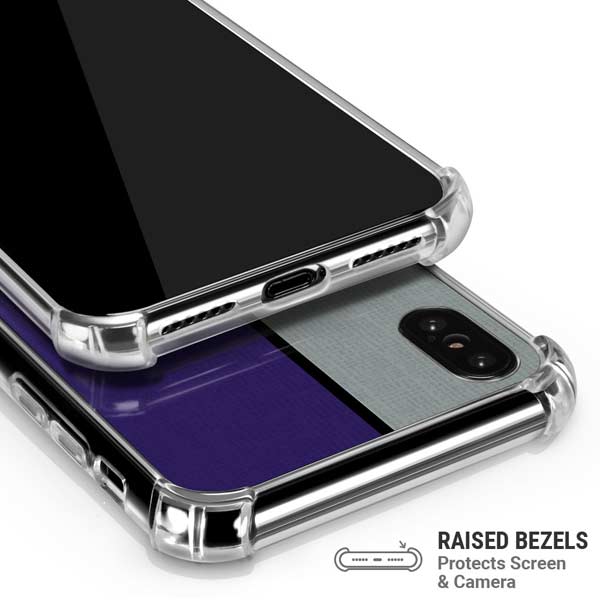 MLB Colorado Rockies Split iPhone X/XS Clear Case