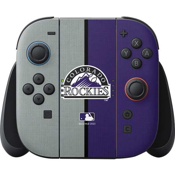 MLB Colorado Rockies Split Nintendo Skins