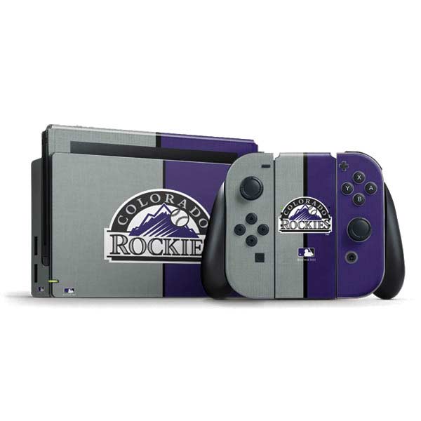 MLB Colorado Rockies Split Nintendo Skins