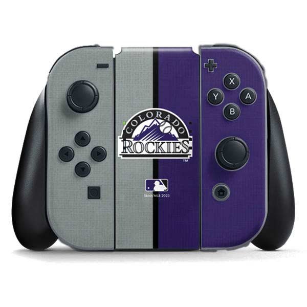 MLB Colorado Rockies Split Nintendo Skins
