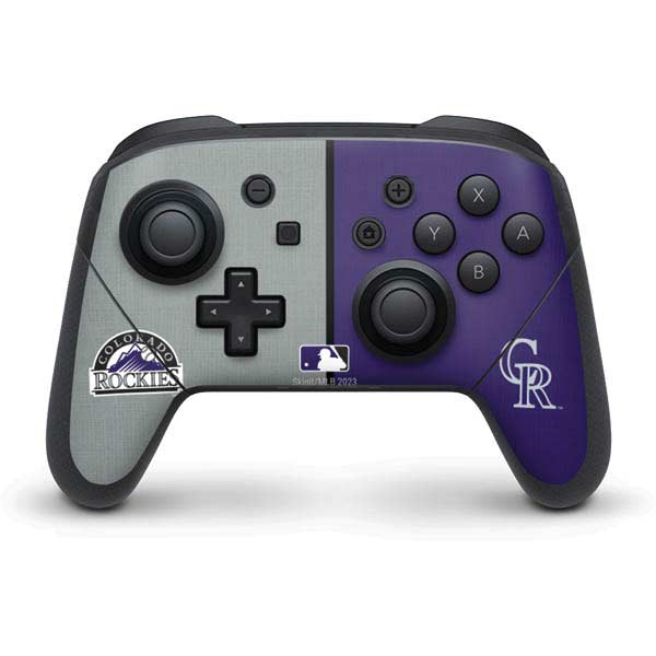 MLB Colorado Rockies Split Nintendo Skins