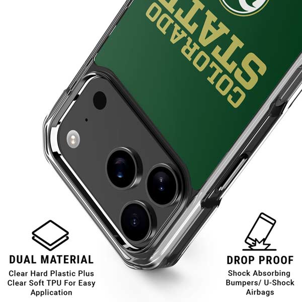 Colorado State University CSU iPhone 17 Pro Clear Case
