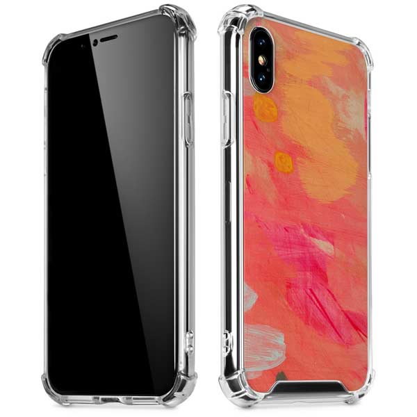 Colored Finger Paint iPhone X/XS Clear Case