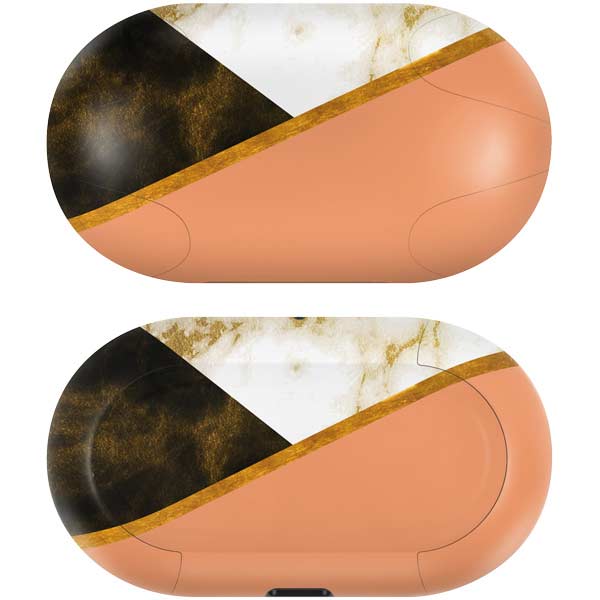 Colored Marble Galaxy Buds Skin