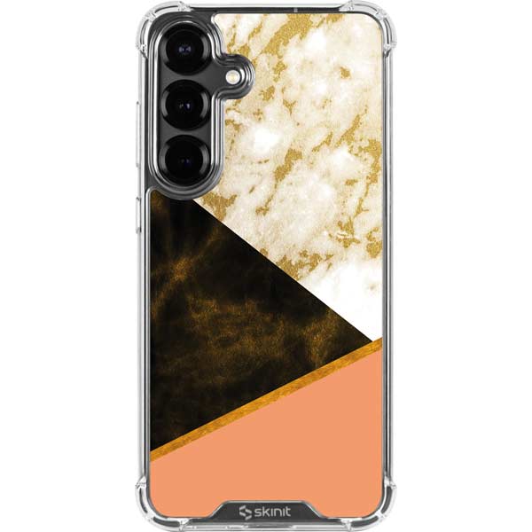 Colored Marble Galaxy S26 Clear Case