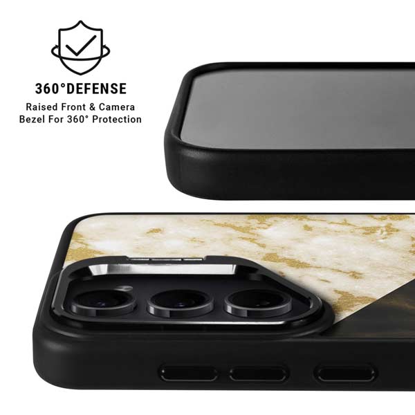 Colored Marble Galaxy S26 Ultra Kickstand Case