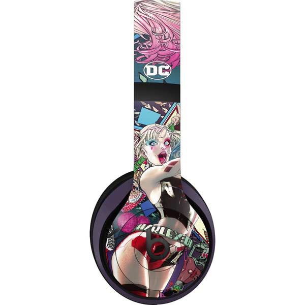 DC Comics Harley Quinn Action Pose Beats Studio Pro Wireless Headphones Skin