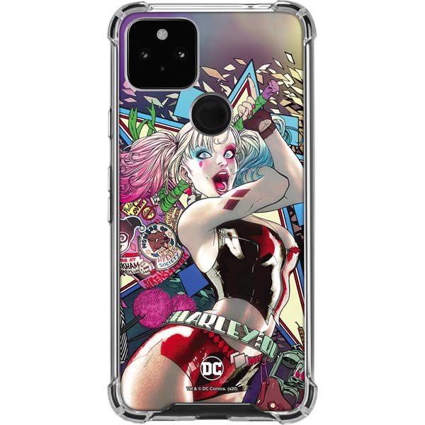 DC Comics Harley Quinn Action Pose Pixel Cases