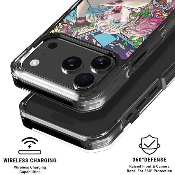 DC Comics Harley Quinn Action Pose iPhone 17 Pro Max MagSafe Case