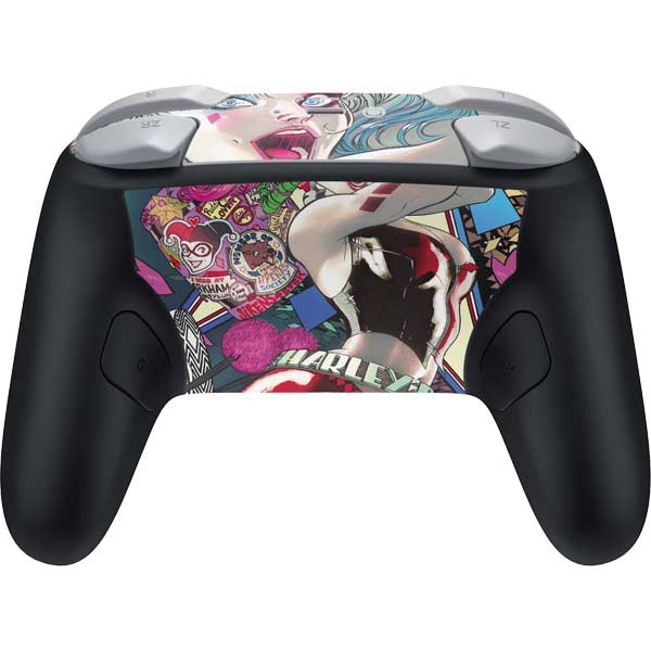 DC Comics Harley Quinn Action Pose Nintendo Switch 2 (2025) Pro Controller Skin