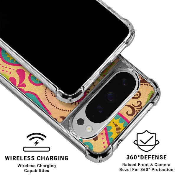 Colorful Mind Google Pixel 10 Pro XL Clear Case