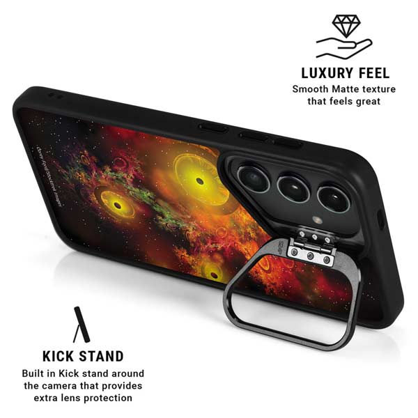 StockTrek Colorful Nebulae and Interstellar Matter Galaxy S26 Plus Kickstand Case
