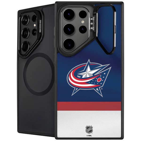 NHL Columbus Blue Jackets Alternate Jersey Galaxy S26 Ultra Kickstand Case