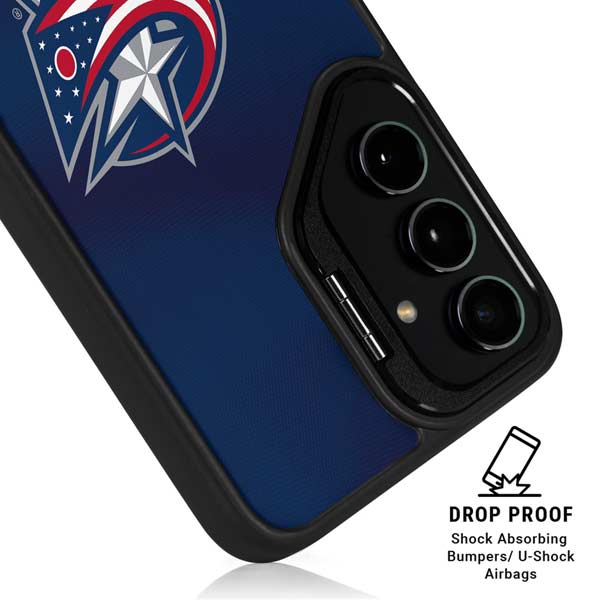 NHL Columbus Blue Jackets Alternate Jersey Galaxy S26 Ultra Kickstand Case