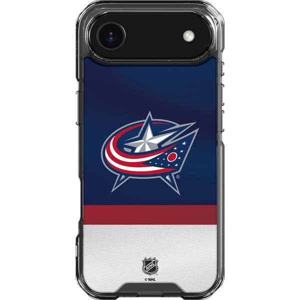 NHL Columbus Blue Jackets Alternate Jersey iPhone 17 Air Clear Case
