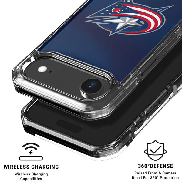NHL Columbus Blue Jackets Alternate Jersey iPhone 17 Air Clear Case
