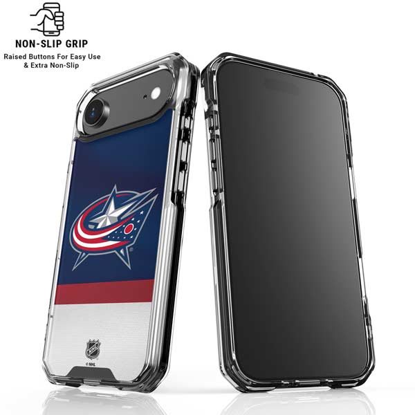 NHL Columbus Blue Jackets Alternate Jersey iPhone 17 Air Clear Case