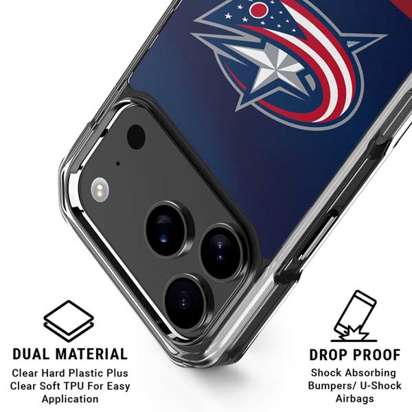 NHL Columbus Blue Jackets Alternate Jersey iPhone 17 Pro Max MagSafe Case