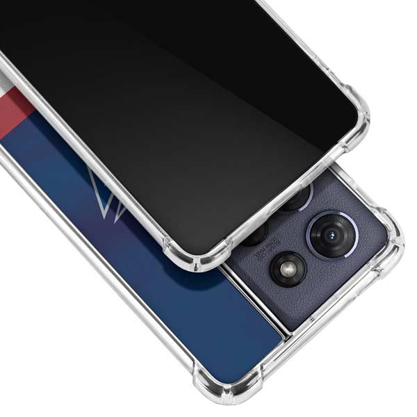 NHL Columbus Blue Jackets Alternate Jersey Moto G 5G (2025) Clear Case
