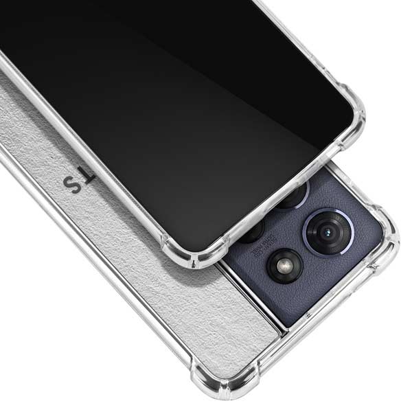 NHL Columbus Blue Jackets Black Text Moto G Play 5G (2025) Clear Case