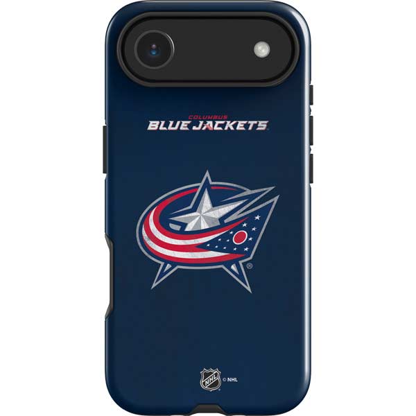 NHL Columbus Blue Jackets Distressed iPhone 17 Air Impact Case