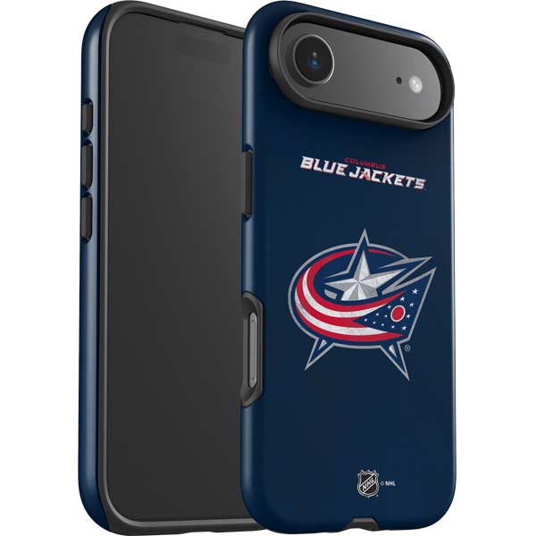 NHL Columbus Blue Jackets Distressed iPhone 17 Air Impact Case
