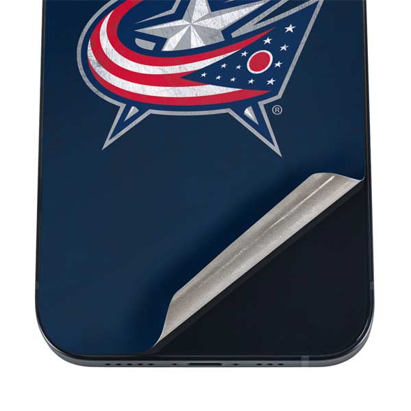 NHL Columbus Blue Jackets Distressed iPhone 17 Pro Max Skin
