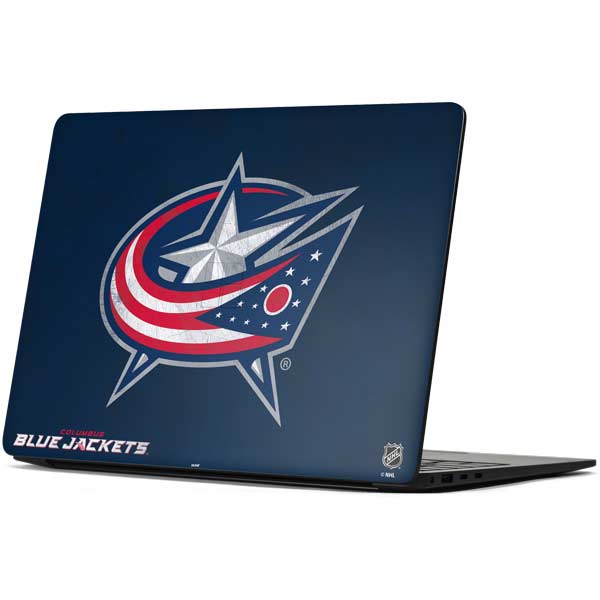 NHL Columbus Blue Jackets Distressed Surface Laptop 7 13.8in Skin