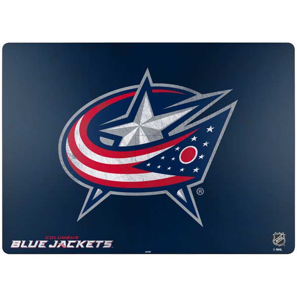 NHL Columbus Blue Jackets Distressed Surface Laptop 7 13.8in Skin