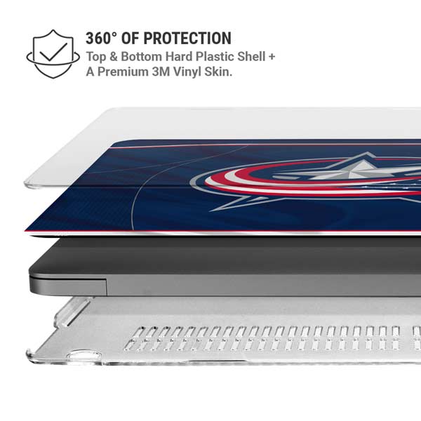 NHL Columbus Blue Jackets Jersey MacBook Pro 14in (2021-24) Case plus Skin