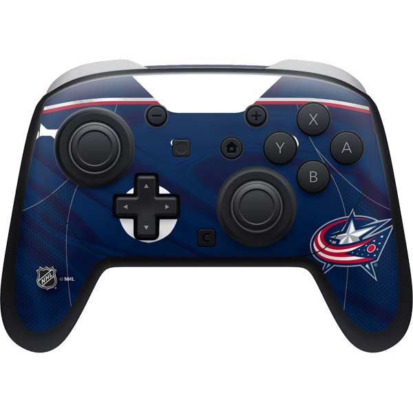 NHL Columbus Blue Jackets Jersey Nintendo Switch 2 (2025) Pro Controller Skin