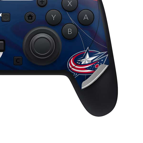 NHL Columbus Blue Jackets Jersey Nintendo Switch 2 (2025) Pro Controller Skin