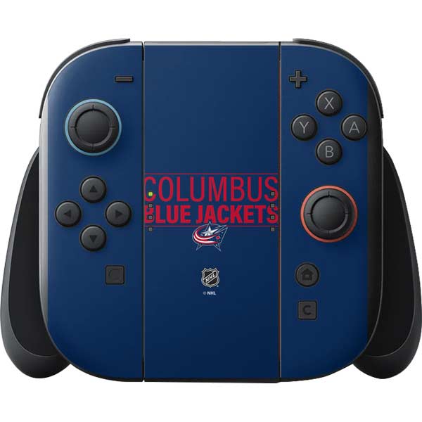 NHL Columbus Blue Jackets Lineup Nintendo Switch 2 (2025) with Joy-Con Skin