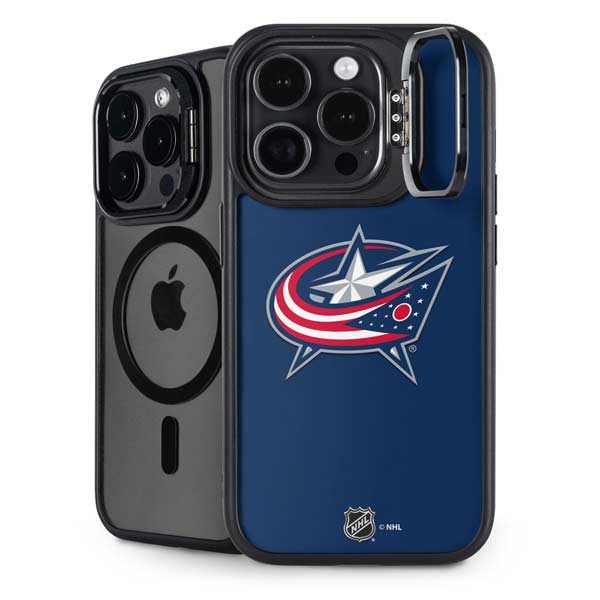 NHL Columbus Blue Jackets Logo iPhone 14 Pro Max Kickstand Case