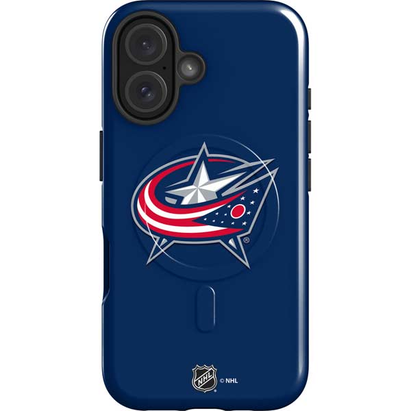 NHL Columbus Blue Jackets Logo iPhone 16 Magsafe Impact Case