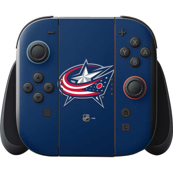 NHL Columbus Blue Jackets Logo Nintendo Switch 2 (2025) with Joy-Con Skin