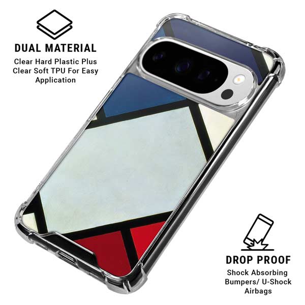 Theo van Doesburg Contra-Composition of Dissonances XVI Google Pixel 10 Pro Clear Case