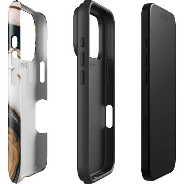 iPhone 17 Pro Max Copper and Black Marble Ink Impact Case | Maximum ...