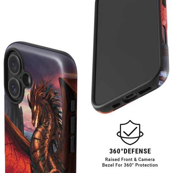 Coppervein Dragon by Ruth Thompson iPhone 16 Plus Magsafe Impact Case