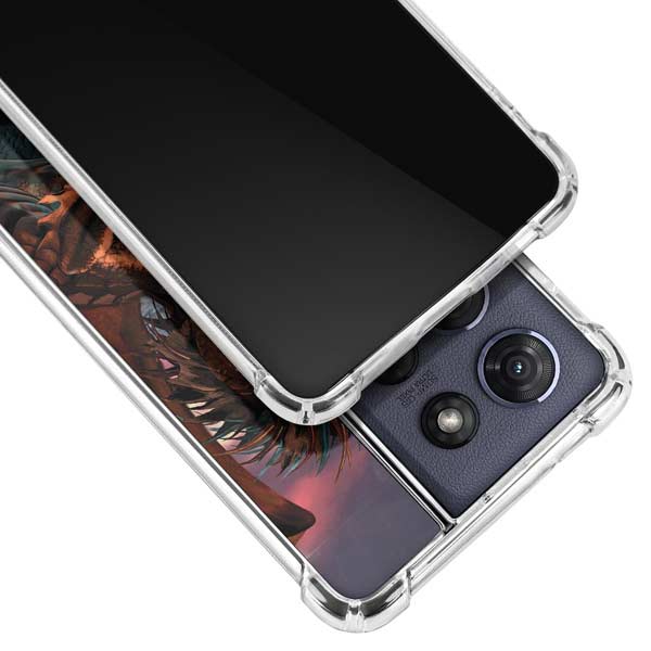 Coppervein Dragon by Ruth Thompson Moto G 5G (2025) Clear Case